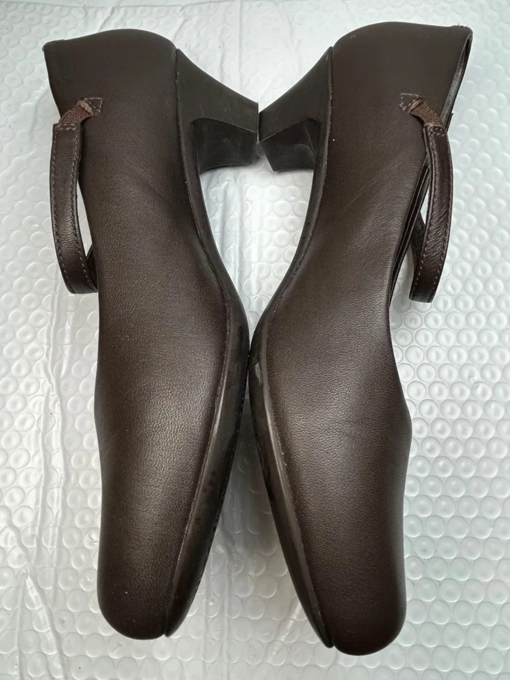 Share Camper Helena Mary Jane Pump Women's EU 38 US 7.5 Dark Brown Round Toe Hee